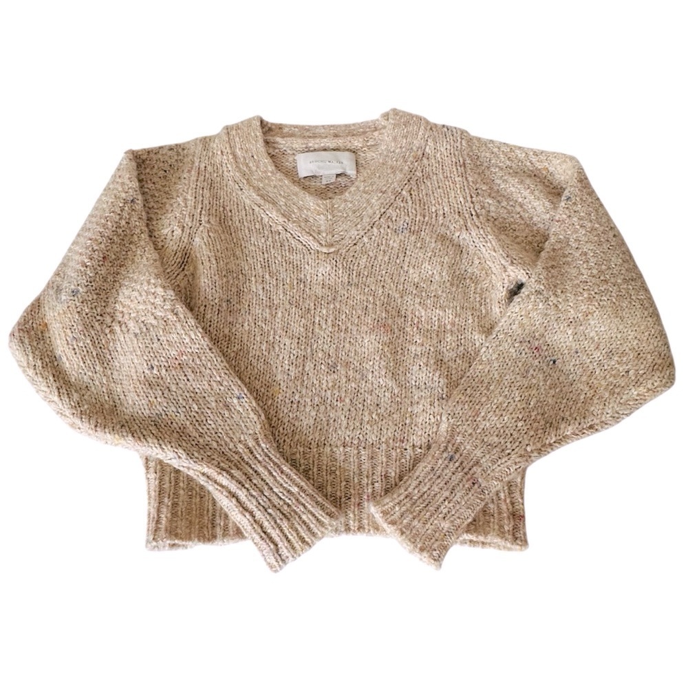 BROCHU WALKER ANDRAIN ALPACA WOOL SAFFRON
MULTI COLOR SWEATER SIZE XS - Picture 7 of 15